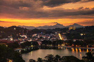 Blick auf Kandy-See