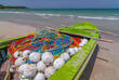 Fischerboot am Strand