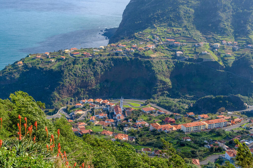 Küste von Faial auf Madeira