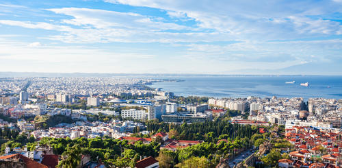 Panoramablick über Thessaloniki