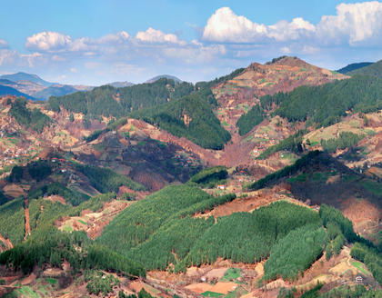 Rhodopen-Gebirge Panorama