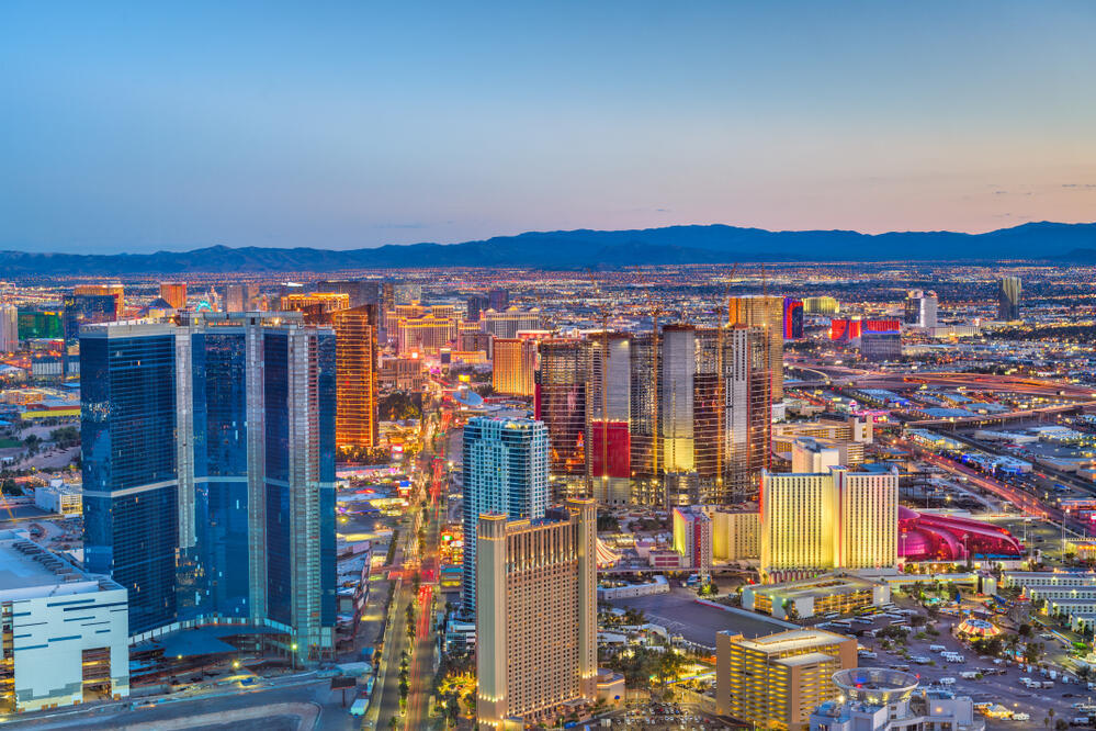 Blick auf Las Vegas