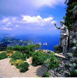 Blick vom Monte Solaro in Capri