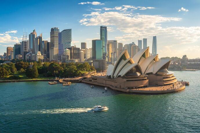 Das Harbour Opernhaus in Sydney auf einer Australien Reise