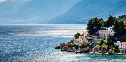 einer der zahlreichen schönen Buchten in Dalmatien