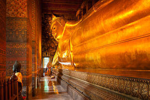 Der liegende Buddha am Wat Pho