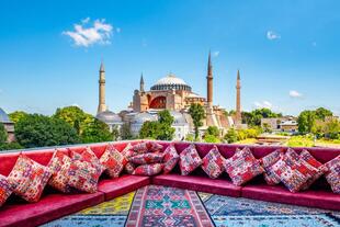 Blick auf die Hagia Sophia