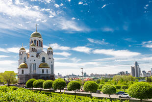 Kathedrale auf dem Blut in Jekaterinburg