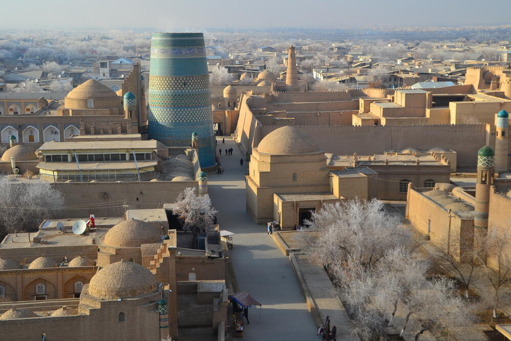 Khiva bei Schnee 