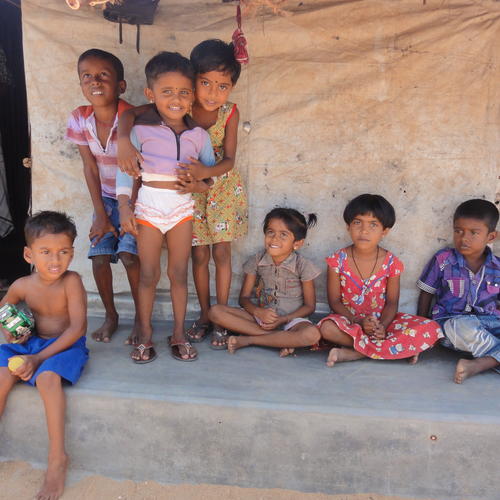 Kinder im Norden Sri Lankas