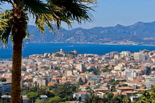 Blick ueber Cannes