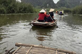 Bootsfahrt im Mekong-Delta in Vietnam