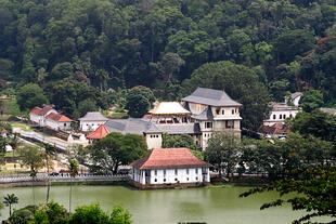 Der berühmte Zahntempel in Kandy
