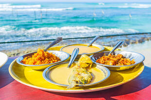 Typisches Fisch-Curry