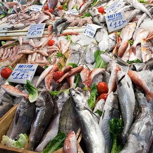 Frischer Fisch auf dem Markt