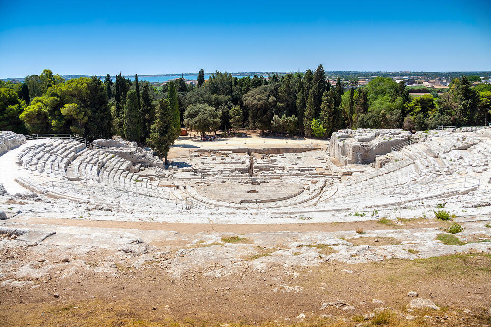  römische Amphitheater von Syrakus