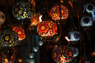 Arabische Lampen in Granada 