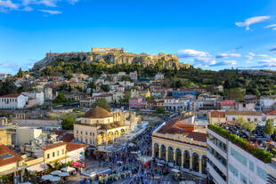 Blick über Athen
