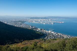 Ausblick vom Yashima-Plateau auf Takamatsu