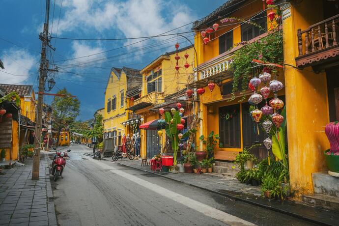 Bunte Laternen in Hoi An bei einer Vietnam Rundreise