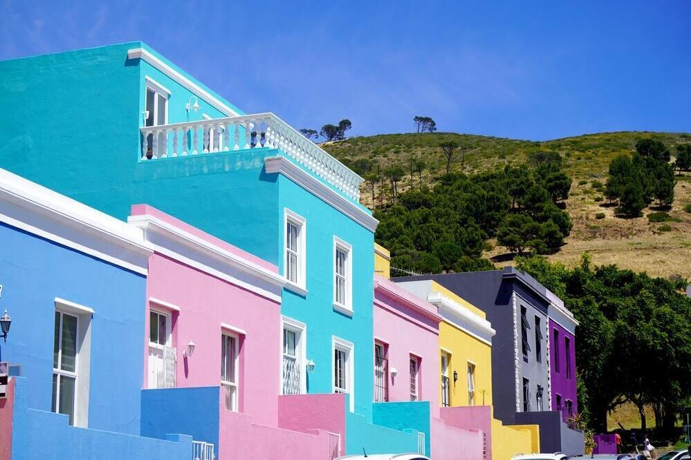 Bunte Häuser im Bo Kaap