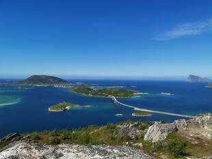 Blick vom Ørnfløya