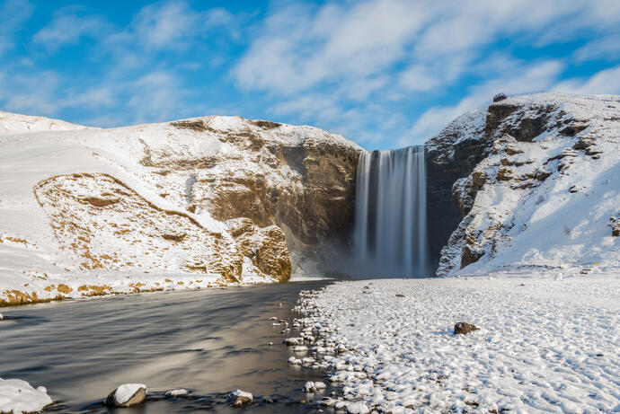 Skogafoss Winter