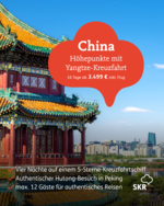 China: Höhepunkte mit Yangtze-Kreuzfahrt