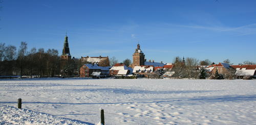 Winterlandschaft; Schloss Raesfeld 