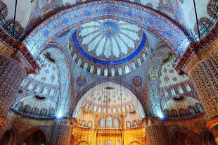 Deckenverzierungen Blaue Moschee 