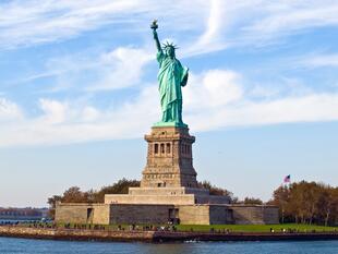 Freiheitsstatue auf Liberty Island