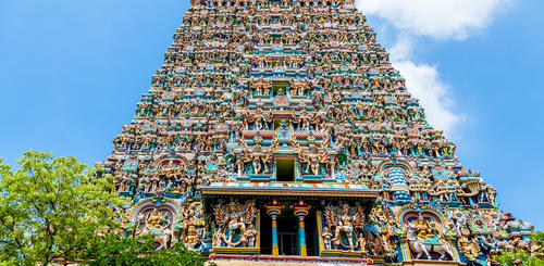 Meenakshi Hindu Tempel in Madurai