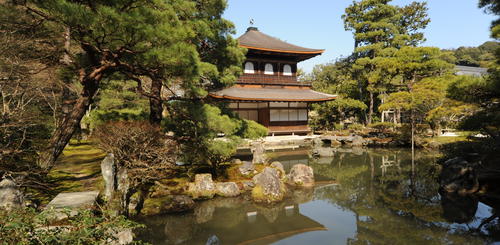 Silberner Pavillon in Kyoto 