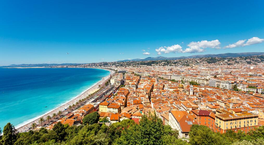 Altstadt und Strand von Nizza