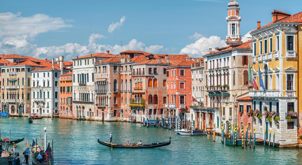 Der Canal Grande in Venedig