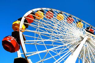 Riesenrad am Santa Monica Pier 