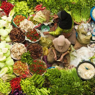 Gemüsemarkt in Malaysia