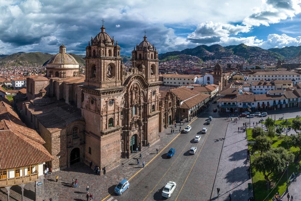 Cuzco aus der Vogelperspektive