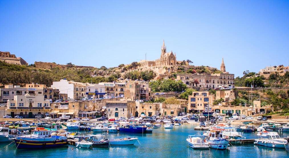 Traumhafter Ausblick auf Gozo