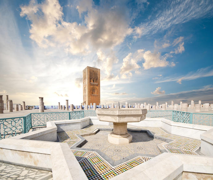 Mohammed Mausoleum in Rabat 