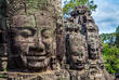 Buddhistische Gesichter auf Türmen im Bayon