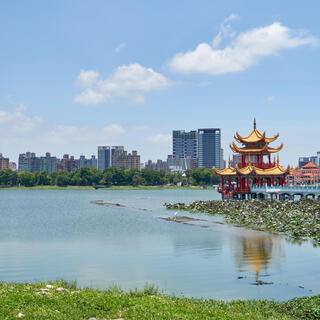 Der Lotussee in Kaohsiung 