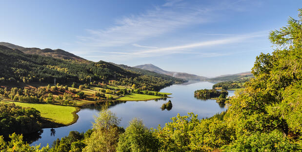 Queen's View Aussichtspunkt in Pitlochry Schottland