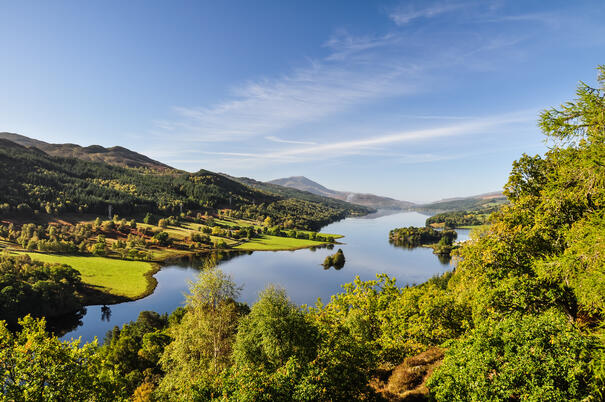 Queen's View Aussichtspunkt in Pitlochry Schottland