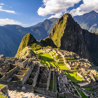 Blick auf Machu Picchu