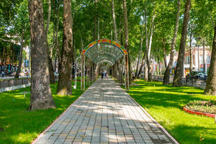Rudaki Avenue in Duschanbe 