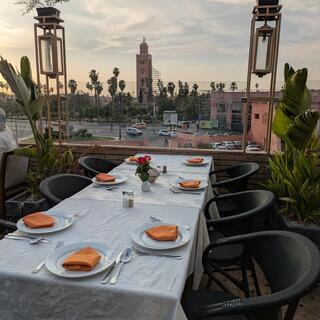Abendessen der SKR-Gruppe in Marrakesch