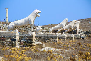 Archäologische Stätte auf Delos