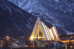 Arktische Kathedrale in Tromsø