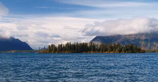 Atlin Lake in britisch Columbia